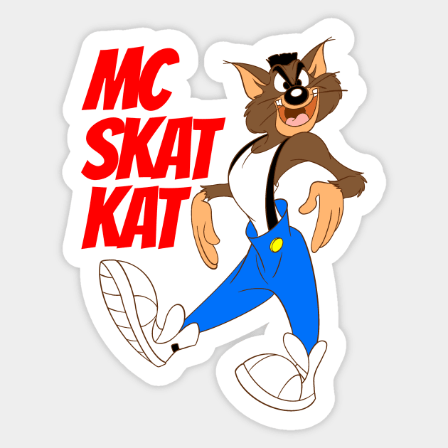 MC Skat Cat Sticker by Scum & Villainy